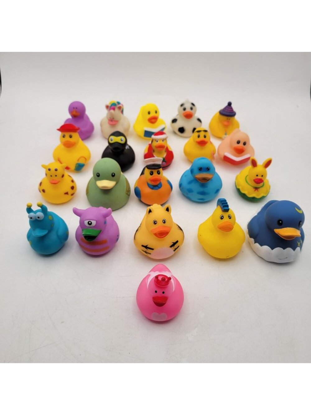 Rubber Duck Lot of 21 Collectible Bath Toys Jeep - Silly Weird Unique Mixed Lot